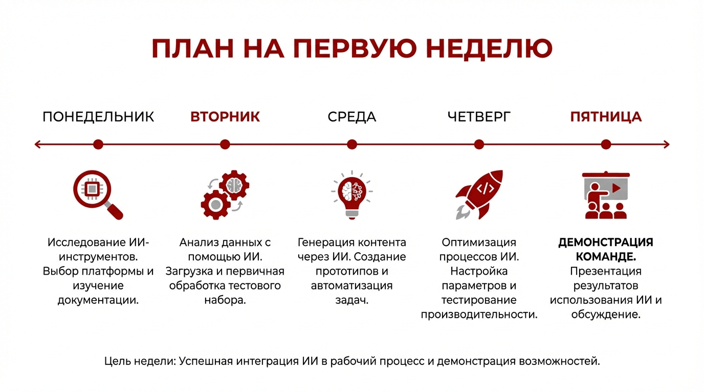 План на неделю