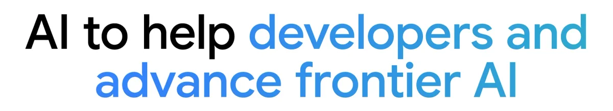 AI to help developers and advance frontier AI