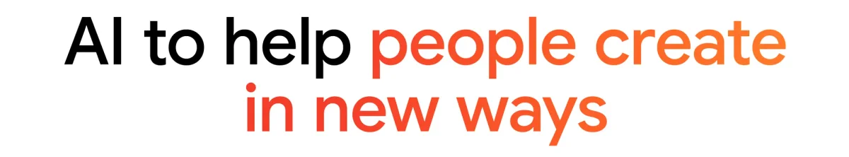 AI to help people create in new ways