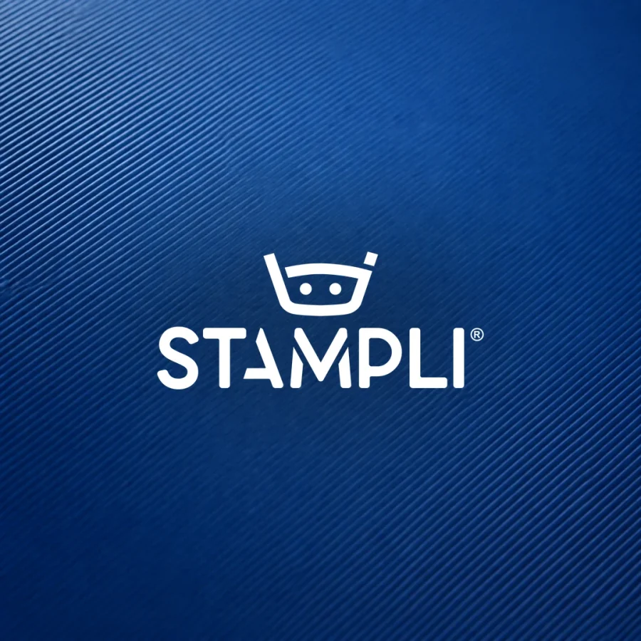 Stampli Customer Story Art Card / Hero Image - Ribbed Blue V2