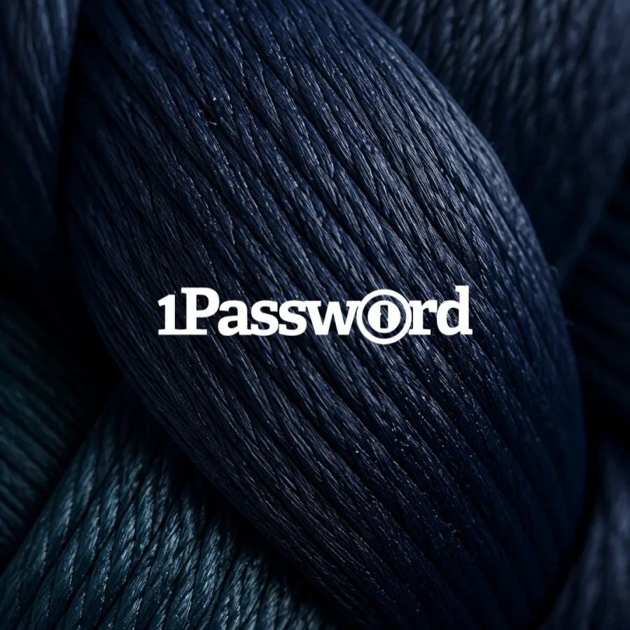 1Password > Card image > Fiber ridge close-up