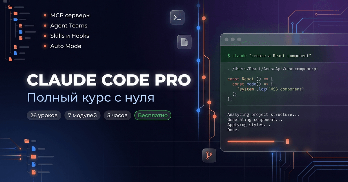 Claude Code Pro - полный курс с нуля | Reymer AI | reymer.ai